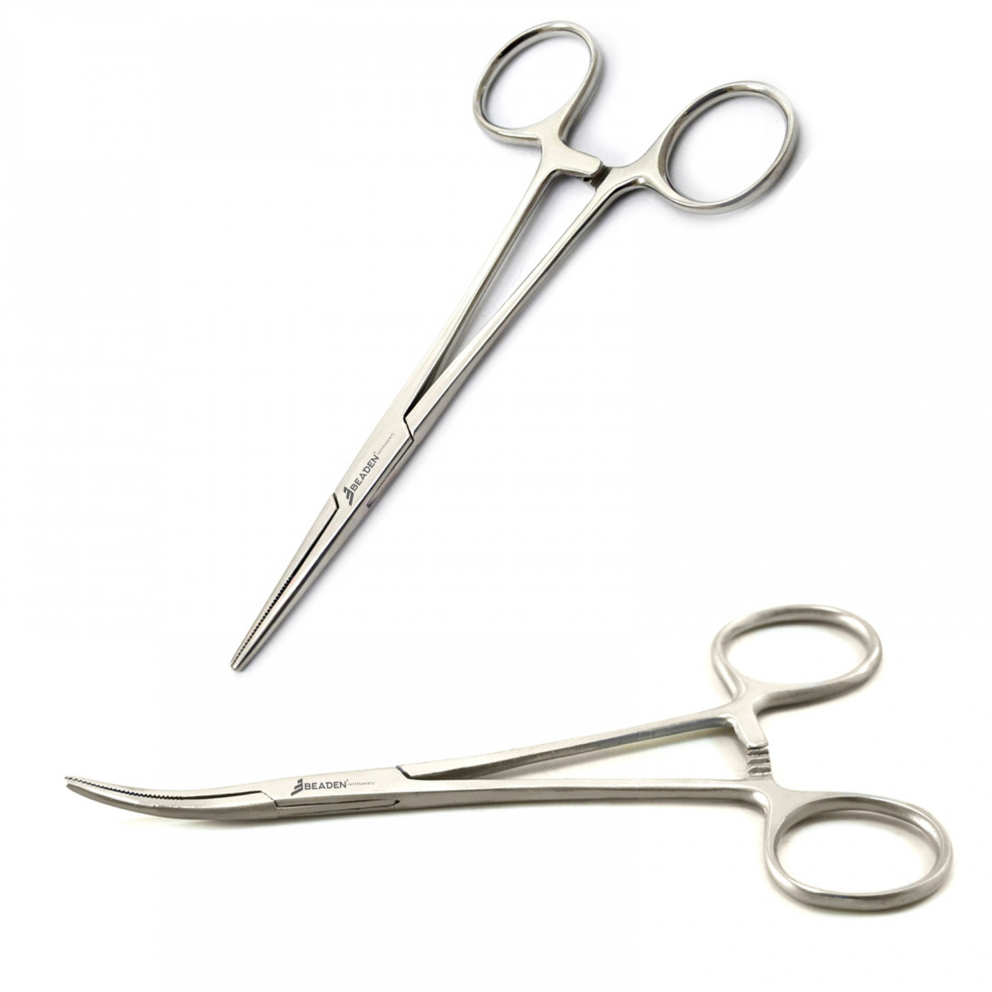 Surgical Hemostat Kelly Locking Forceps Clamp Straight & Curved